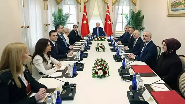 Cumhurbaşkanı Erdoğan Balkan Ülkeleri Dışişleri Bakanlarını Kabul Etti