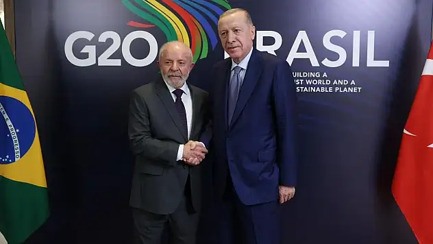 Cumhurbaşkanı Erdoğan Brezilya Devlet Başkanı ile görüştü