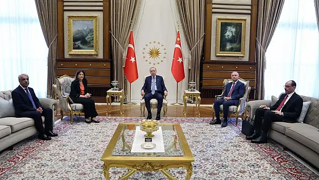 Cumhurbaşkanı Erdoğan, DEM heyetini kabul etti! Pervin Buldan'dan kritik sözler
