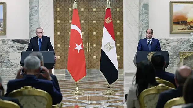 Cumhurbaşkanı Erdoğan İle  Sisi'den Ortak Basın Toplantısı Ortak Gündemimiz Filistin Davası