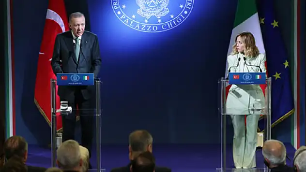 Cumhurbaşkanı Erdoğan İtalya İle Ticaret Hedefimizi 40 Milyar Dolar Olarak Belirledik'