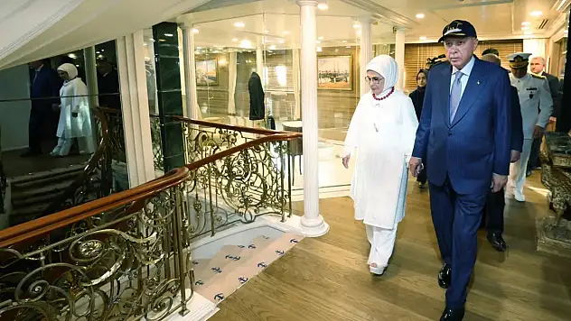 Cumhurbaşkanı Erdoğan, Savarona Yatını Ziyaret Etti