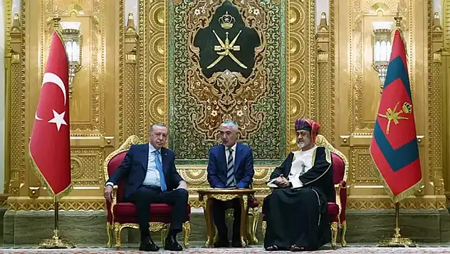 Cumhurbaşkanı Erdoğan, Umman Al Alam Sarayı'nda