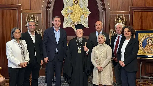 DEM Parti Heyetinden Fener Rum Patriği Bartholomeos'a Ziyaret
