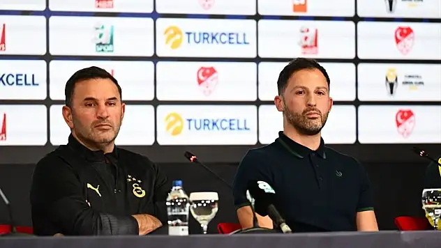 Derbi öncesi Buruk ve Tedesco ortak basın toplantısı yaptı