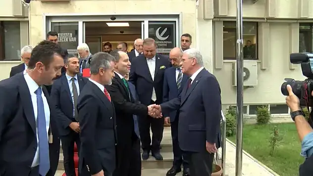 Dervişoğlu, Erbakan ile bir araya geldi