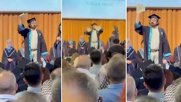 Diplomasını yırtan Boğaziçi Üniversiteli gence gözaltı!