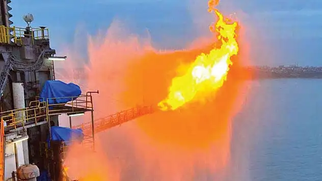 Doğal gaz depolama tesisinde yangın çıktı