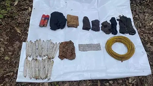 Dörtyol'da PKK'ya ait patlayıcı maddeler ele geçirildi