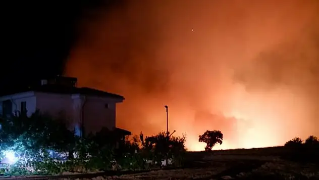 Edirne Enez'de Orman Yangını 10'uncu Saatinde!