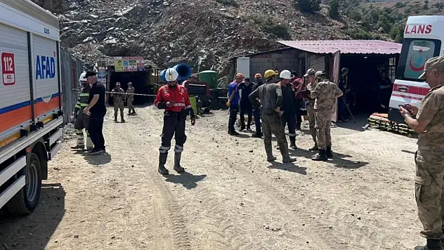 Elazığ'da maden ocağında göçük: Bir işçi hayatını kaybetti