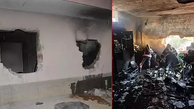 Ev yangınında 3 yaşındaki çocuk öldü, 12 yaralı