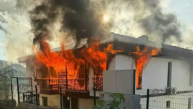 Evi ateşe verip, 2 jandarmayı bıçakla yaralayan şüpheli vurularak etkisiz hale getirildi