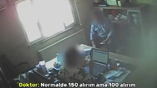 Gaziantep'te doktorun para karşılığı sahte rapor pazarlığı kamerada!