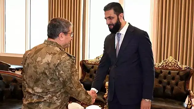 Genelkurmay Başkanı Orgeneral Bayraktaroğlu, Suriye Devlet Başkanı eş-Şara ile görüştü