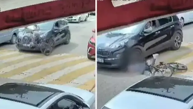 Göz Göre Göre Aracıyla Bisikletli Çocuğun Üzerinden Geçip Hayattan Kopardı!