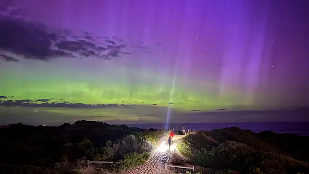 Güneş'teki patlama ilk olarak Avusturalya'dan görüntülendi