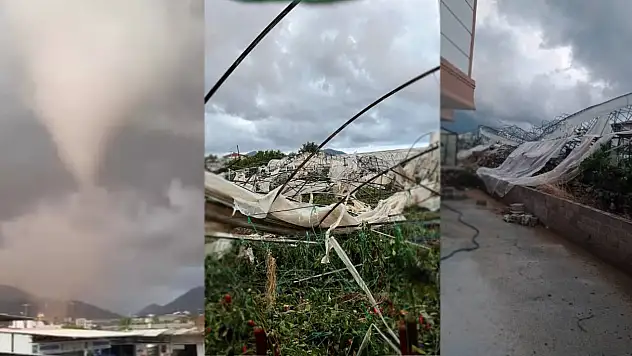 Hortum Seraları Vurdu, Çatıları Uçurdu