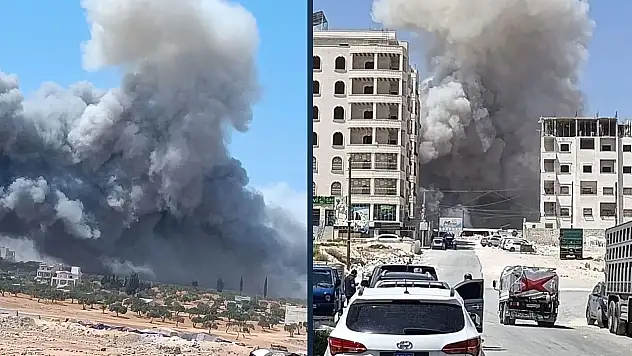 İdlib ilinde patlama! 5 kişi hayatını kaybetti