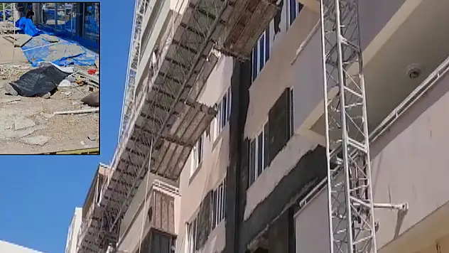 İskele kırıldı, işçiler yere çakıldı: 2 ölü, 1 yaralı