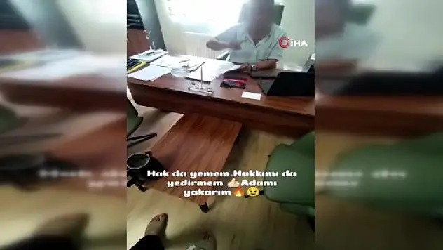 İşten çıkarılan kadın, şantiye şefinin üzerine kaynar su döktü!