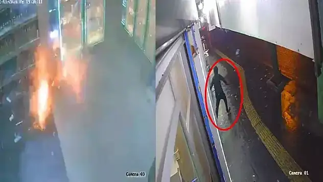 Markete patlayıcı madde atıp kaçan 2 şüpheli yakalandı