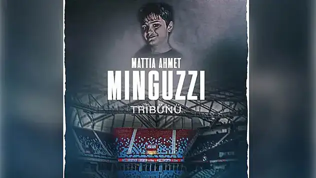 Mattia Ahmet Minguzzi'nin adı tribüne verilecek