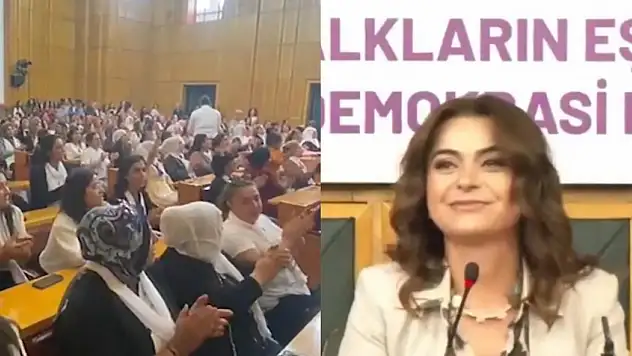 Meclis'te ilk: DEM Parti Grup Toplantısı'nda 'Biji Serok Apo' sloganları atıldı!