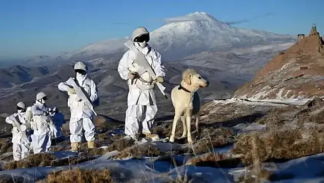 Mehmetçik, zorlu kış koşullarında hudut güvenliği için görevde