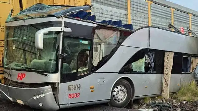 Meksika'da tren yolcu otobüsüne çarptı: 8 ölü, 45 yaralı