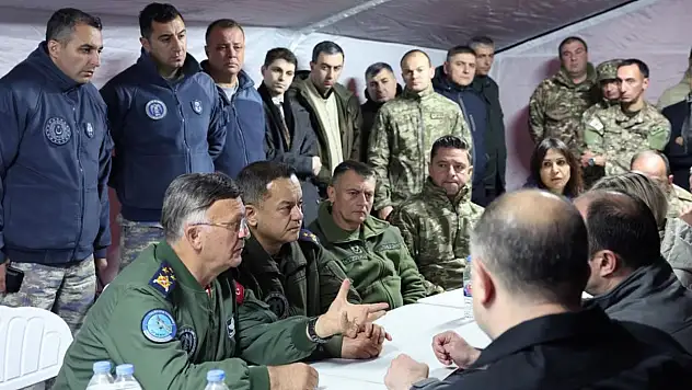 MSB Kaza Kırım Ve Arama Kurtarma Ekibi Olay Yerinde Çalışmalarına Devam Ediyor