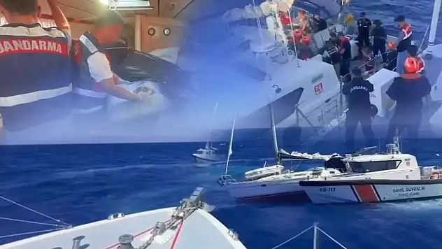 Muğla açıklarında 'JİHA' destekli uyuşturucu operasyonu: 210 kg skunk ele geçirildi