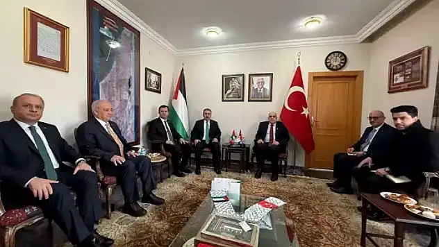 Mustafa Destici'den Filistin'in Ankara Büyükelçiliği'ne hayırlı olsun ziyareti