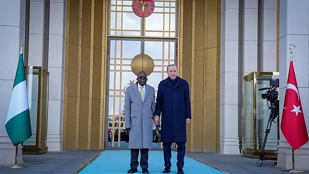 Nijerya Cumhurbaşkanı Bola Ahmed Tinub Ankara'da