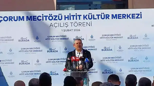 Özgür Özel, Mecitözü Hitit Kültür Merkezi'nin açılışını yaptı