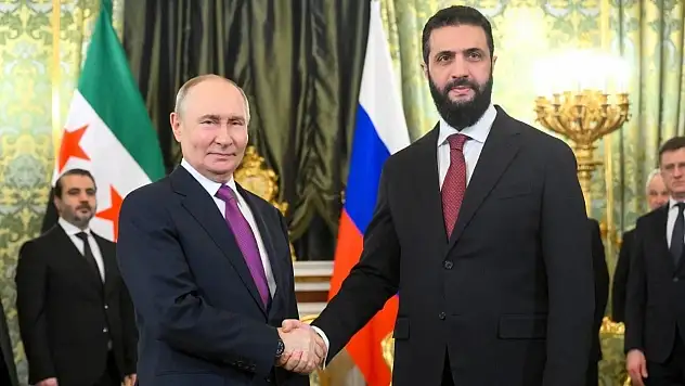 Rusya Devlet Başkanı Putin Ve Suriye Cumhurbaşkanı Şara Moskova'da Görüştü