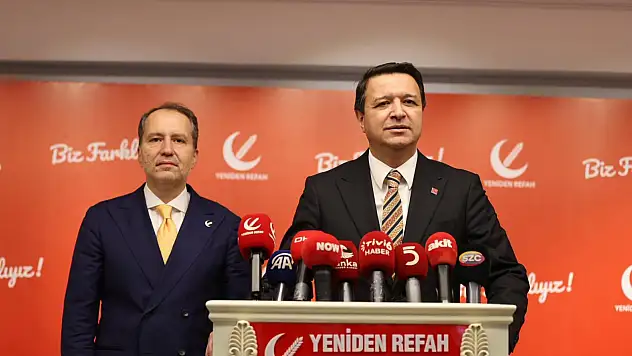 Saadet Lideri Mahmut Arıkan, YRP Genel Başkanı Fatih Erbakan'ı  Ziyaret Etti