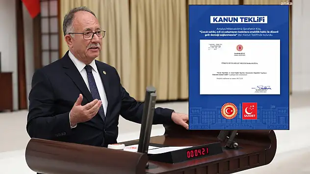 Saadet Partisi'nden Çocuk Sahibi Evli Ve Çalışmayan Kadınlara Gelir Desteği İçin Kanun Teklifi