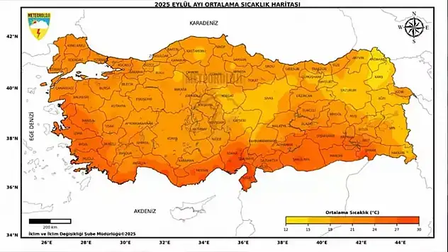 Son 55 yılın en sıcak 11'inci eylül ayı yaşandı