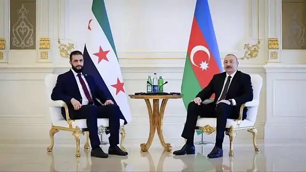 Suriye Cumhurbaşkanı Şara Azerbaycan Cumhurbaşkanı Aliyev ile görüştü