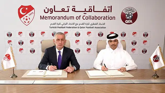 TFF ile Katar Futbol Federasyonu arasında iş birliği anlaşması imzalandı