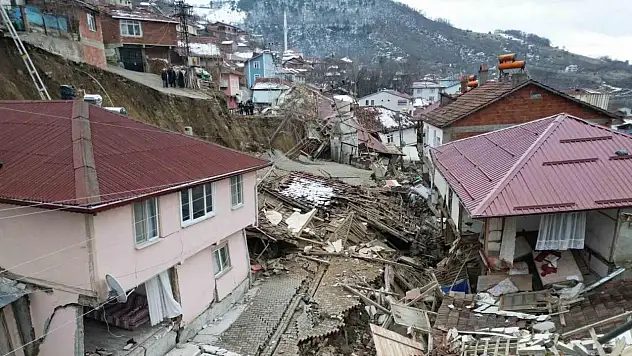 Tokatta Heyelan olan köy boşaltılıyor