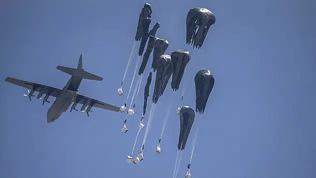 Ürdün ve BAE, Gazze'ye hava yardım operasyonlarına devam ediyor