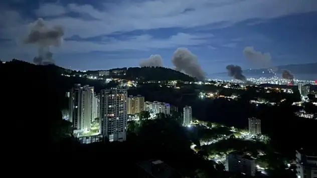 Venezuela'nın başkenti Caracas'ta patlama sesleri