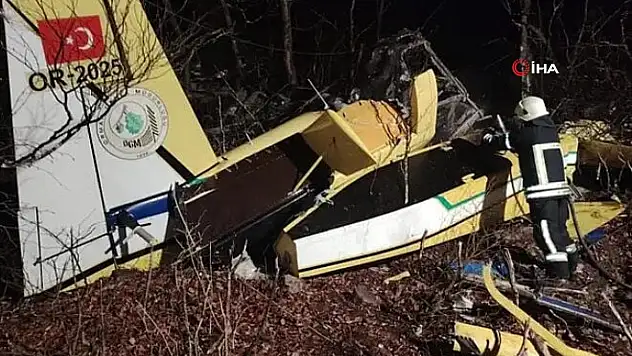 Yangın Söndürme Uçağının Enkazına Ulaşıldı Pilot Şehit Oldu!