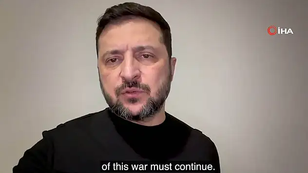 Zelenskiy: 'Ruslar savaşı bitirmek isteselerdi, saldırılara değil diplomasiye odaklanırlardı'