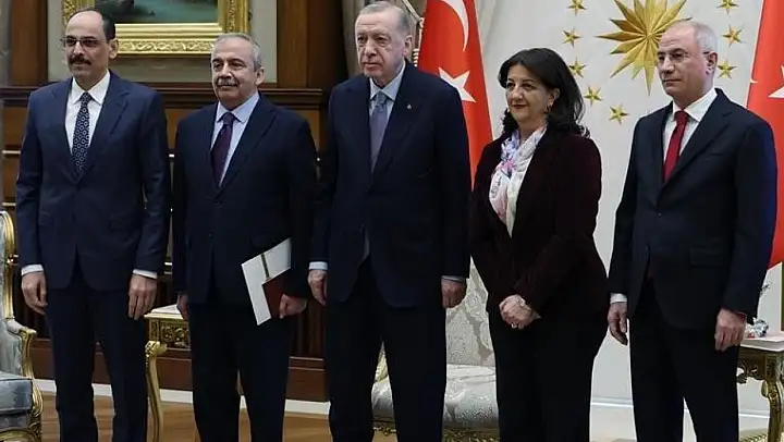 Cumhurbaşkanı Erdoğan ile DEM Parti görüşmesi sona erdi! DEM Parti'den ilk açıklama geldi