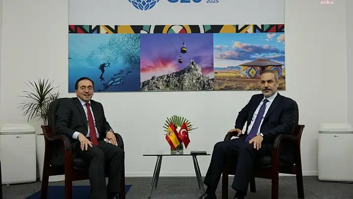 Dışişleri Bakanı Fidan, İspanya Dışişleri Bakanı Bueno ile görüştü