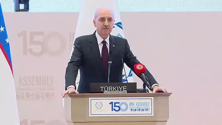 TBMM Başkanı Kurtulmuş Parlamentolar Sadece İç Politik Meselelerle Uğraşmaz