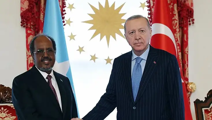 Cumhurbaşkanı Erdoğan, Somali Cumhurbaşkanı Mahmud İle Bir Araya Geldi